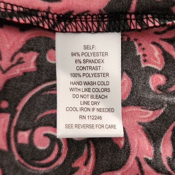 NWT Sami & Jo Plus Red Floral Paisley Midi Dress Women's Size 3X - Picture 4 of 5